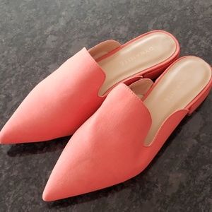 Dynamite Pink Mule Shoes